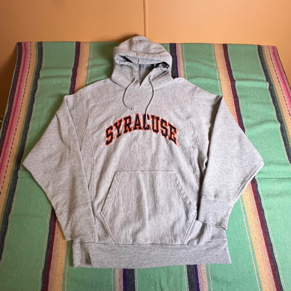 Steve & Barrys Syracuse Hoodie Mens S/M Gray University Sweatshirt Pullover